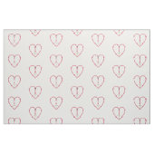 Kleines Herz-Rosenbeet-Gewebe Stoff (Fat Quarter (45,7 x 55,9 cm))