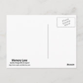 Kleines Hexenmädchen Postkarte (Rückseite)