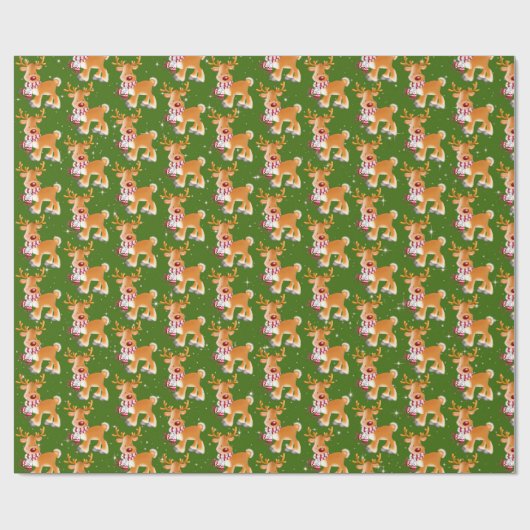 Kleines Hirsch Geschenkpapier (Flach)