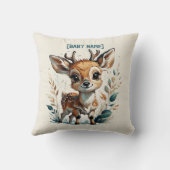 Kleines Hirsch Personalisiert Kissen (Rückseite)