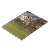 Kleines Hirsch und rosa Sonnenuntergang Notizblock (Linke Seite)