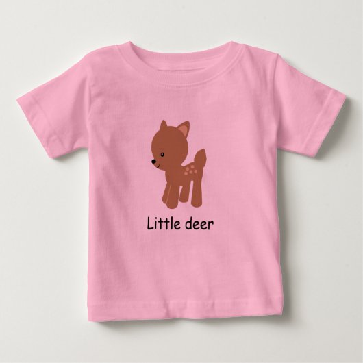 Kleines Hirschbaby-Shirt Baby T-shirt (Vorderseite)
