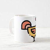 Kleines Hühnchen Kaffeetasse (Vorderseite Links)