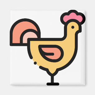 Kleines Hühnchen Magnet