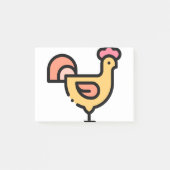 Kleines Hühnchen Post-it Klebezettel (Vorderseite)