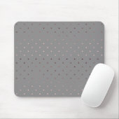 kleines Imitat-Rosengoldgraues Polka-Punktmuster Mousepad (Mit Mouse)