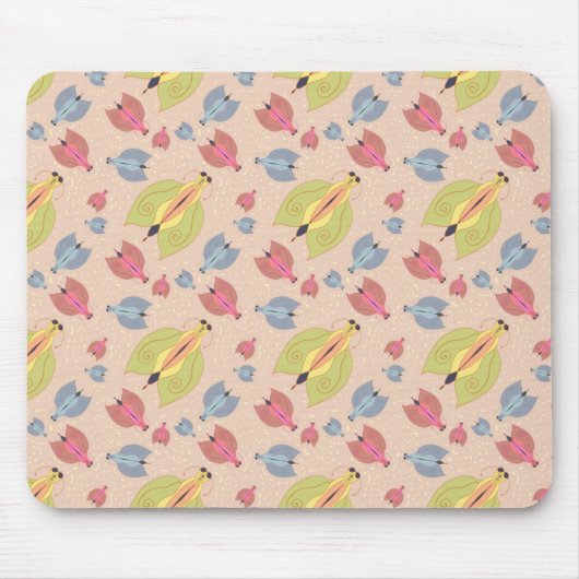 Kleines Insektenmuster Mousepad (Vorne)