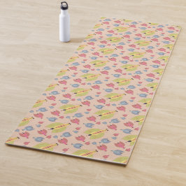 Kleines Insektenmuster Yogamatte