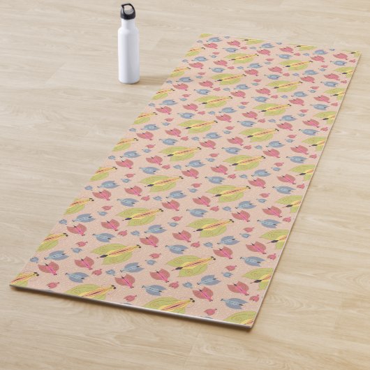 Kleines Insektenmuster Yogamatte (Beispiel)