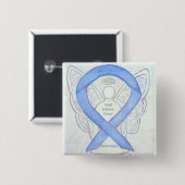 Kleines intestinisches Button des Engelbewusstsein (Vorne & Hinten)
