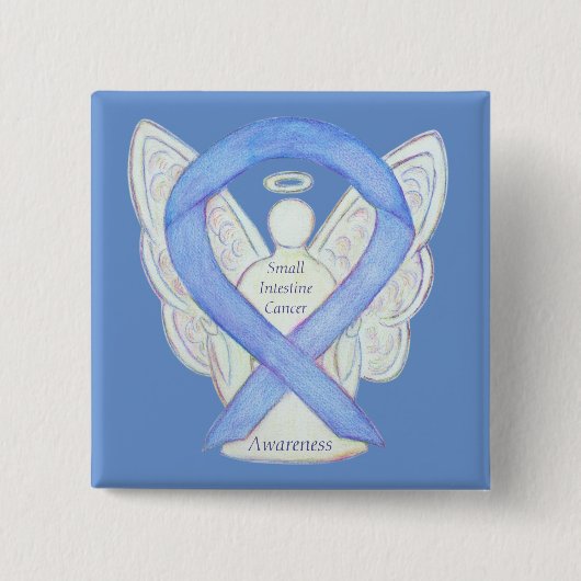 Kleines intestinisches Button des Engelbewusstsein (Vorderseite)