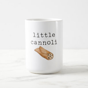 Kleines italienisches Gebäck Cannoli Kaffeetasse