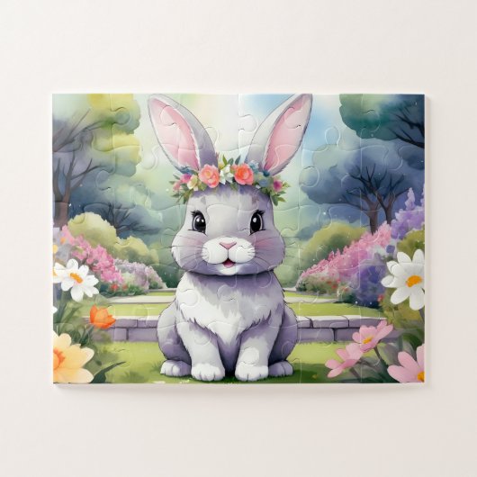 Kleines Kaninchen, Ostern Puzzle (Horizontal)
