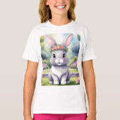 Kleines Kaninchen, Ostern T-Shirt (Vorderseite)
