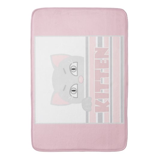 Kleines Kätzchen Badematte (Vorderseite Vertikal)