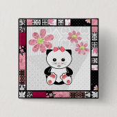 Kleines Kätzchen Button (Vorderseite)