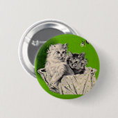 Kleines Kätzchen Button (Vorne & Hinten)