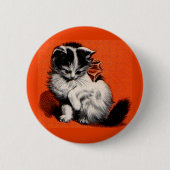 Kleines Kätzchen Button (Vorderseite)