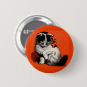 Kleines Kätzchen Button (Vorne & Hinten)