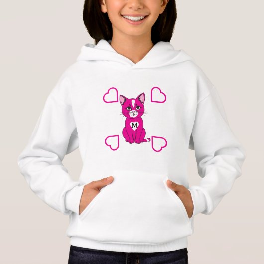 Kleines Kätzchen Hoodie (Vorderseite)