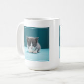 Kleines Kätzchen Kaffeetasse (Vorderseite Links)