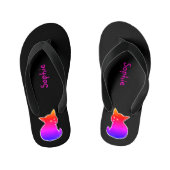 Kleines Kätzchen Kinderbadesandalen (Fußbett)