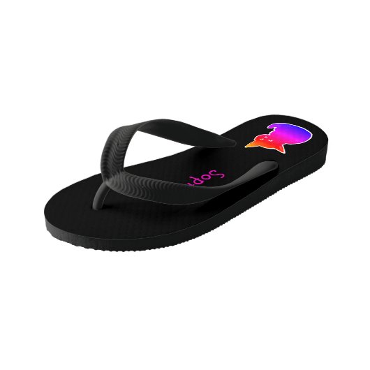 Kleines Kätzchen Kinderbadesandalen (Schrägansicht)