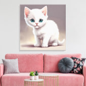 Kleines Kätzchen Leinwanddruck (Insitu (Wohnzimmer))