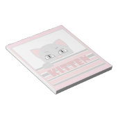 Kleines Kätzchen Notizblock (angewinkelt)