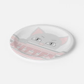 Kleines Kätzchen Pappteller (Schrägansicht)