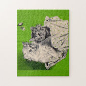 Kleines Kätzchen Puzzle (Vertikal)