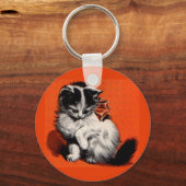 Kleines Kätzchen Schlüsselanhänger (Vorderseite)