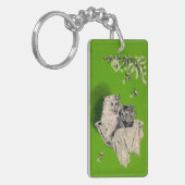 Kleines Kätzchen Schlüsselanhänger (Vorderseite links)