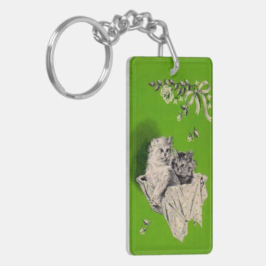 Kleines Kätzchen Schlüsselanhänger (Vorderseite links)