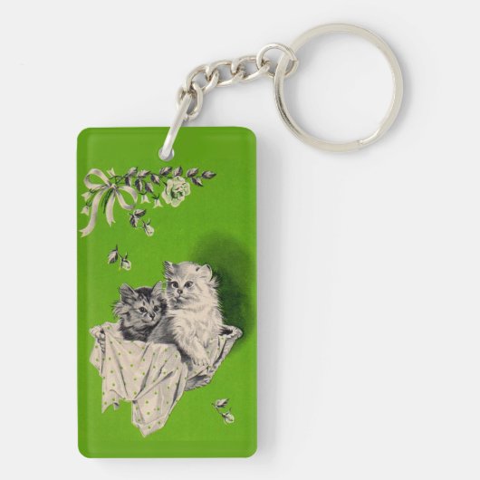 Kleines Kätzchen Schlüsselanhänger (Rückseite)