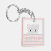 Kleines Kätzchen Schlüsselanhänger (Vorderseite links)