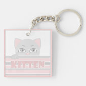 Kleines Kätzchen Schlüsselanhänger (Rückseite)