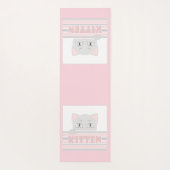 Kleines Kätzchen Yogamatte (Rückseite)