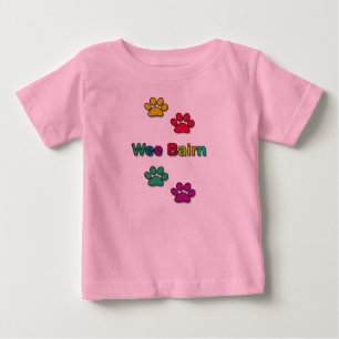 Kleines Kindertatzen-Druck-T-Shirt für Kinder Baby T-shirt