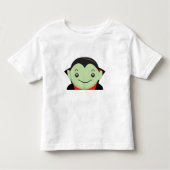 Kleines Kindervampire-Halloween-Cartoon-Charakter Kleinkind T-shirt (Vorderseite)