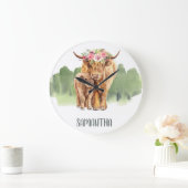 Kleines Kinderzimmer für Kinder Große Wanduhr (Zuhause)