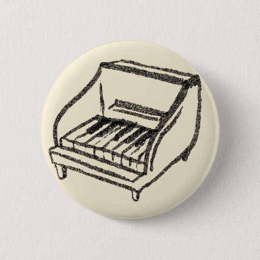 kleines Klavier Button (Vorderseite)