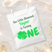 Kleines Kleeblatt 1. Geburtstag Geschenktütchen (Ausgeschnitten)