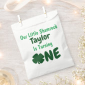Kleines Kleeblatt 1. Geburtstag Geschenktütchen (Ausgeschnitten)