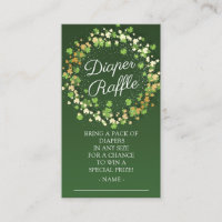 Kleines Kleeblatt Duschdusche Windeln Raffle