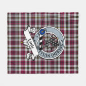 Kleines Kleid Clan Abzeichen Tartan Kariert Fleecedecke (Vorderseite (Horizontal))