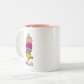 Kleines kleines Fräulein Standing Tall Fräulein-| Zweifarbige Tasse (Vorderseite Links)