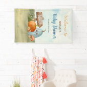 Kleines, köstliches Baby-Duschgel-Banner Banner (Insitu)