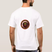 Kleines Kreisjujitsu-Logo T-Shirt (Rückseite)