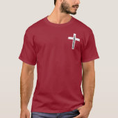 Kleines Kreuz u. Klinge T-Shirt (Vorderseite)